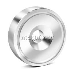 Неодимовый магнит с отверстием A60 (60х15 мм)